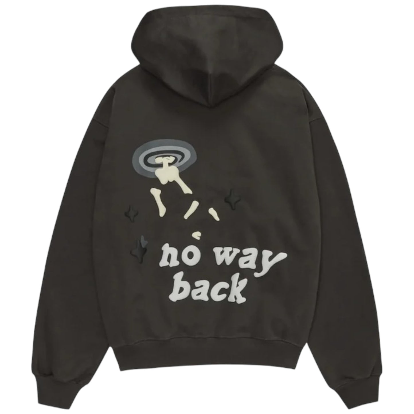 Broken Planet Trapped In Time Hoodie Soot Black