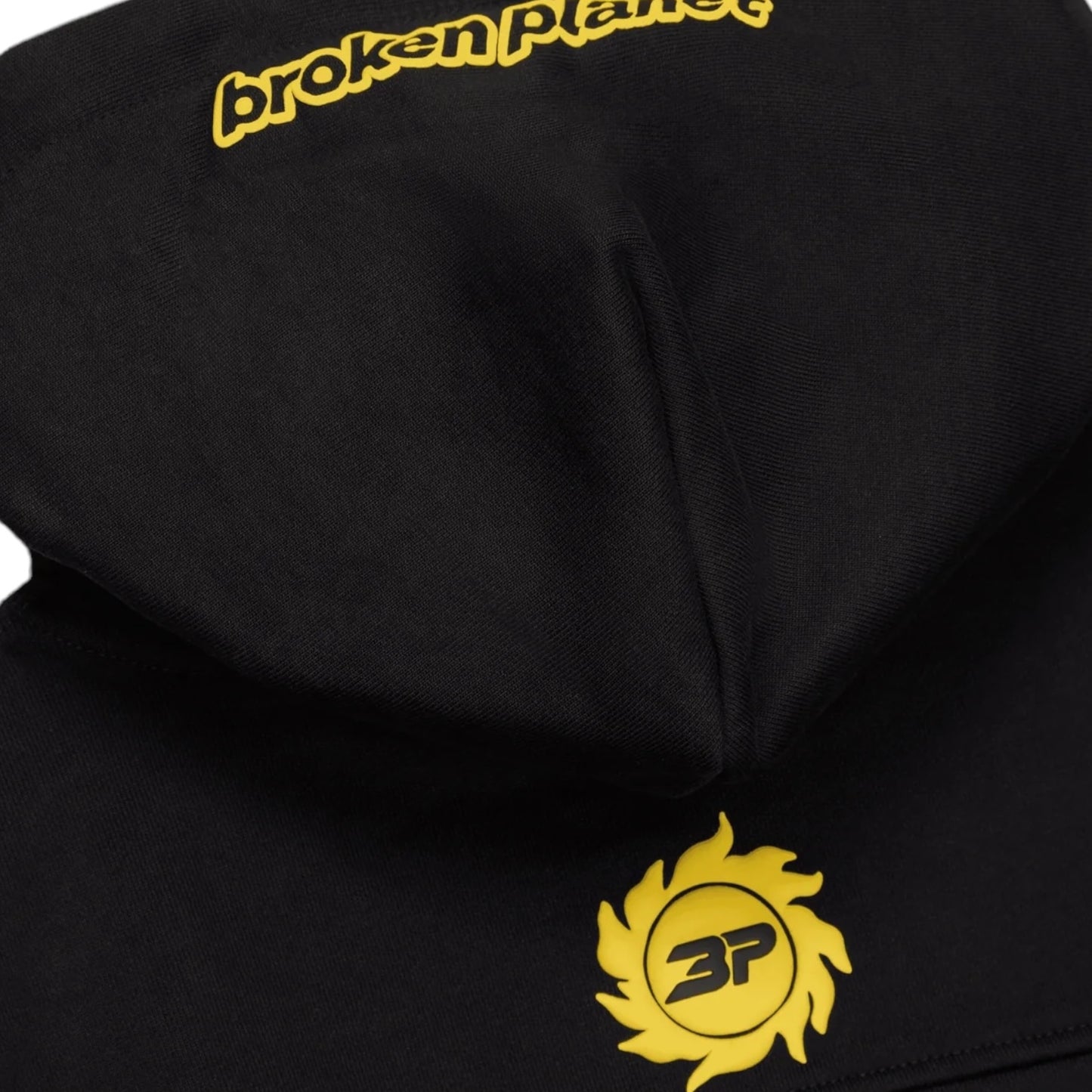 Broken Planet Cosmic Speed Hoodie Black/Yellow