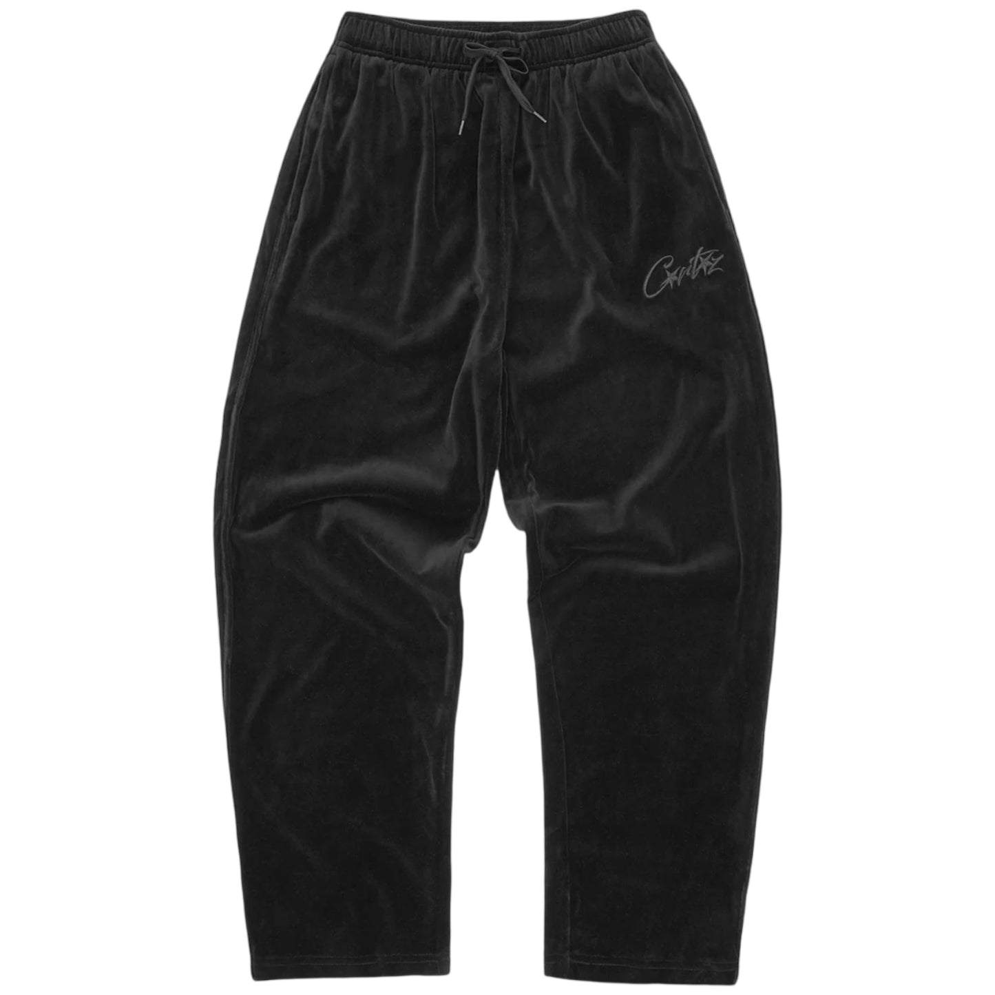 Corteiz VVS Velour Tracksuit Triple Black