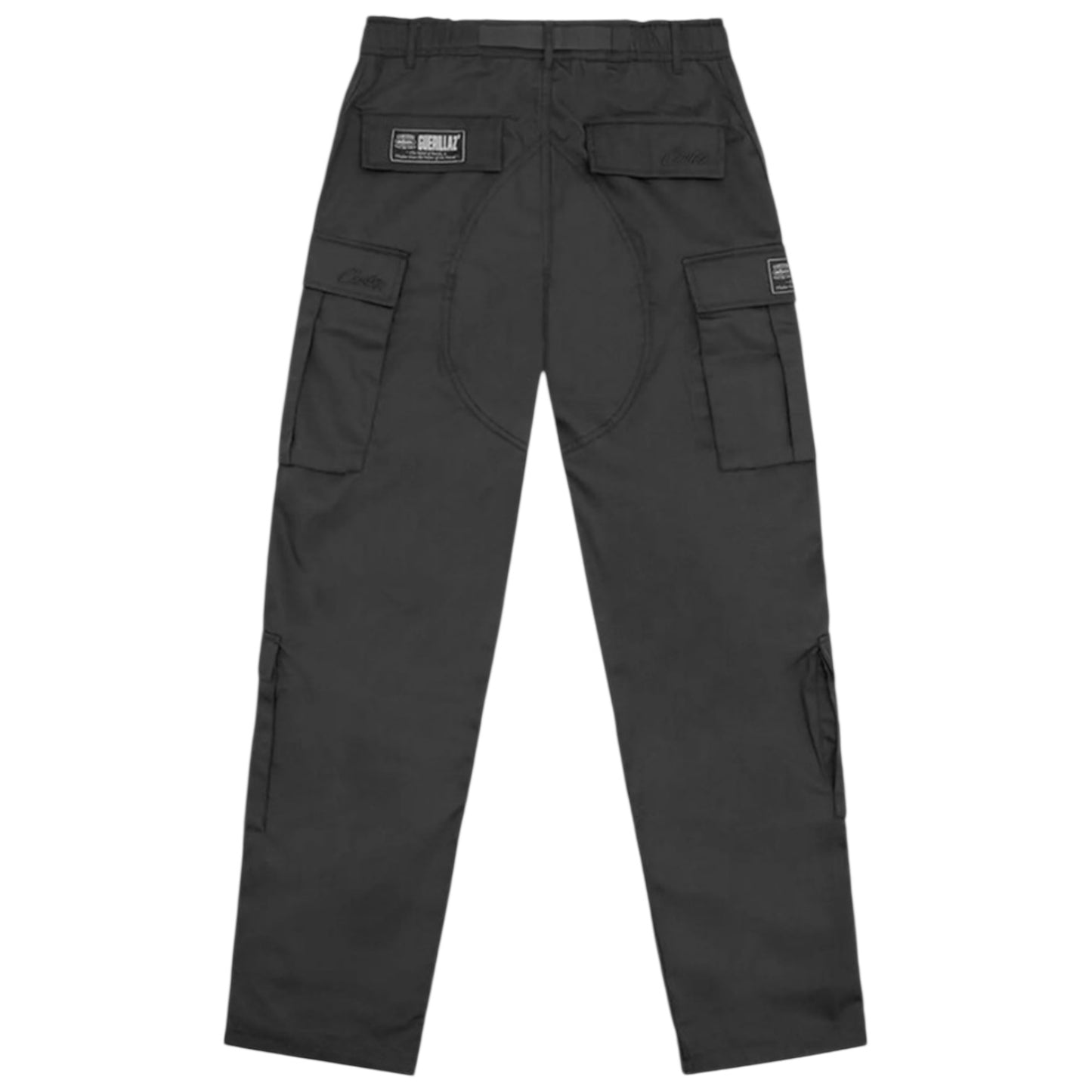 Corteiz Guerillaz Cargo Pants Triple Black