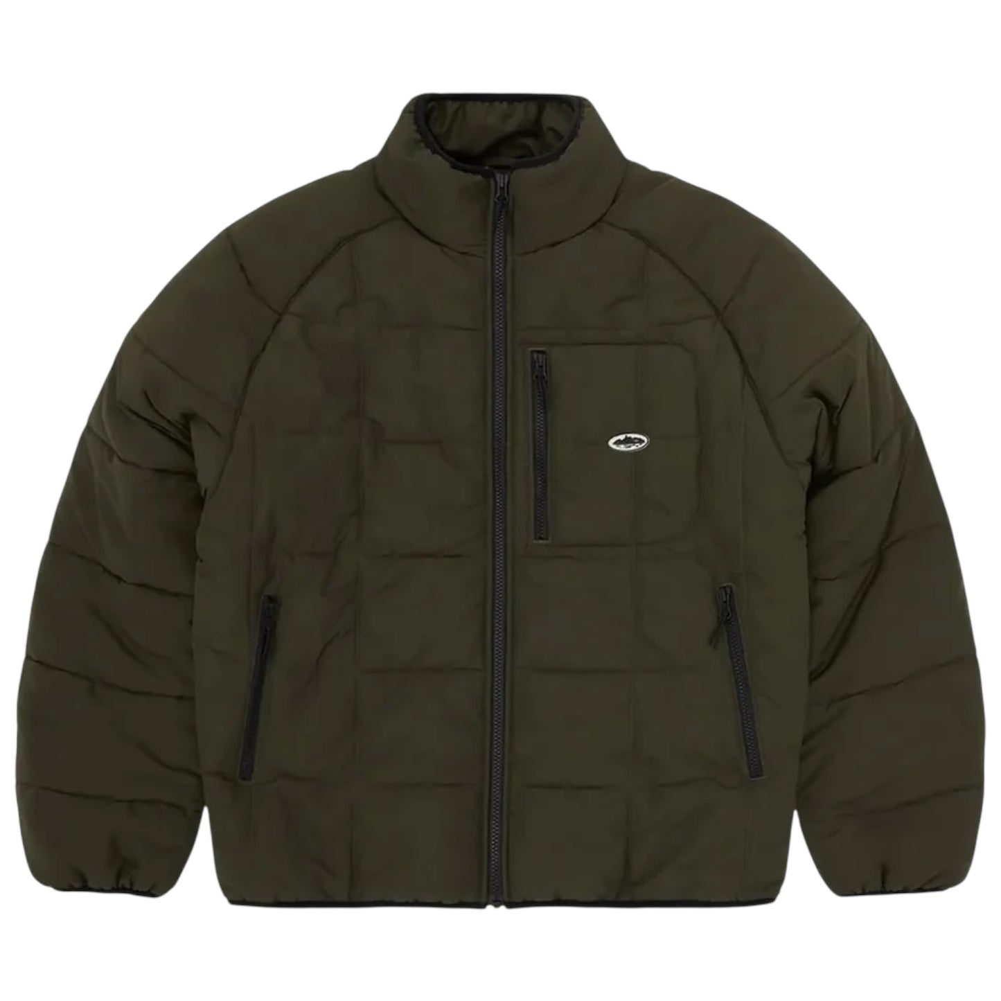 Corteiz Bellic Insulated Jacket Olive Green