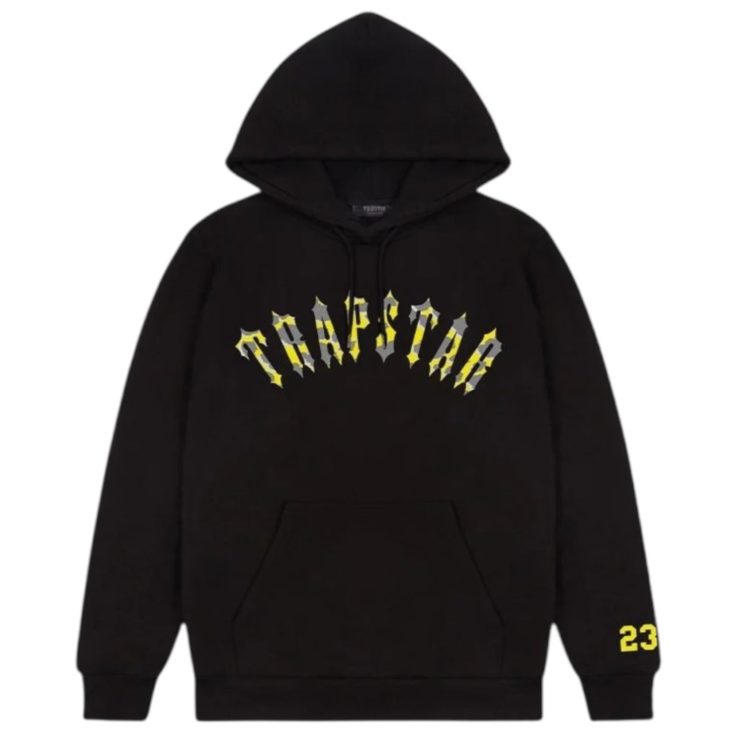 Trapstar X Central Cee 23 Hoodie Black/Yellow Camo
