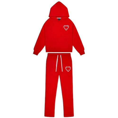 Carsicko Signature Tracksuit Red/White