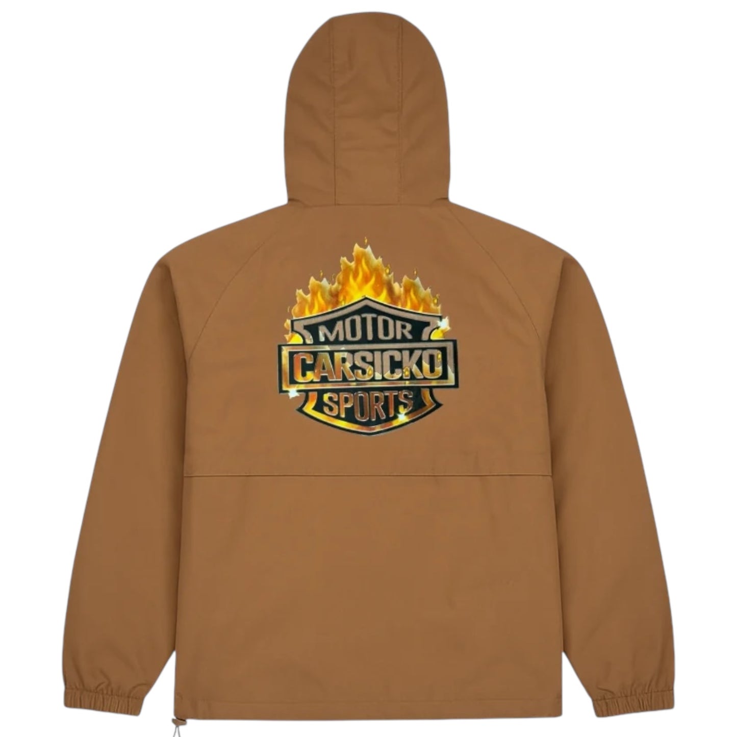 Carsicko Motorsports Windbreaker Jacket Brown