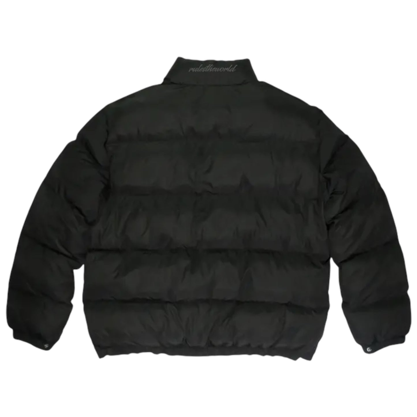 Corteiz Bolo Puffer Jacket Triple Black