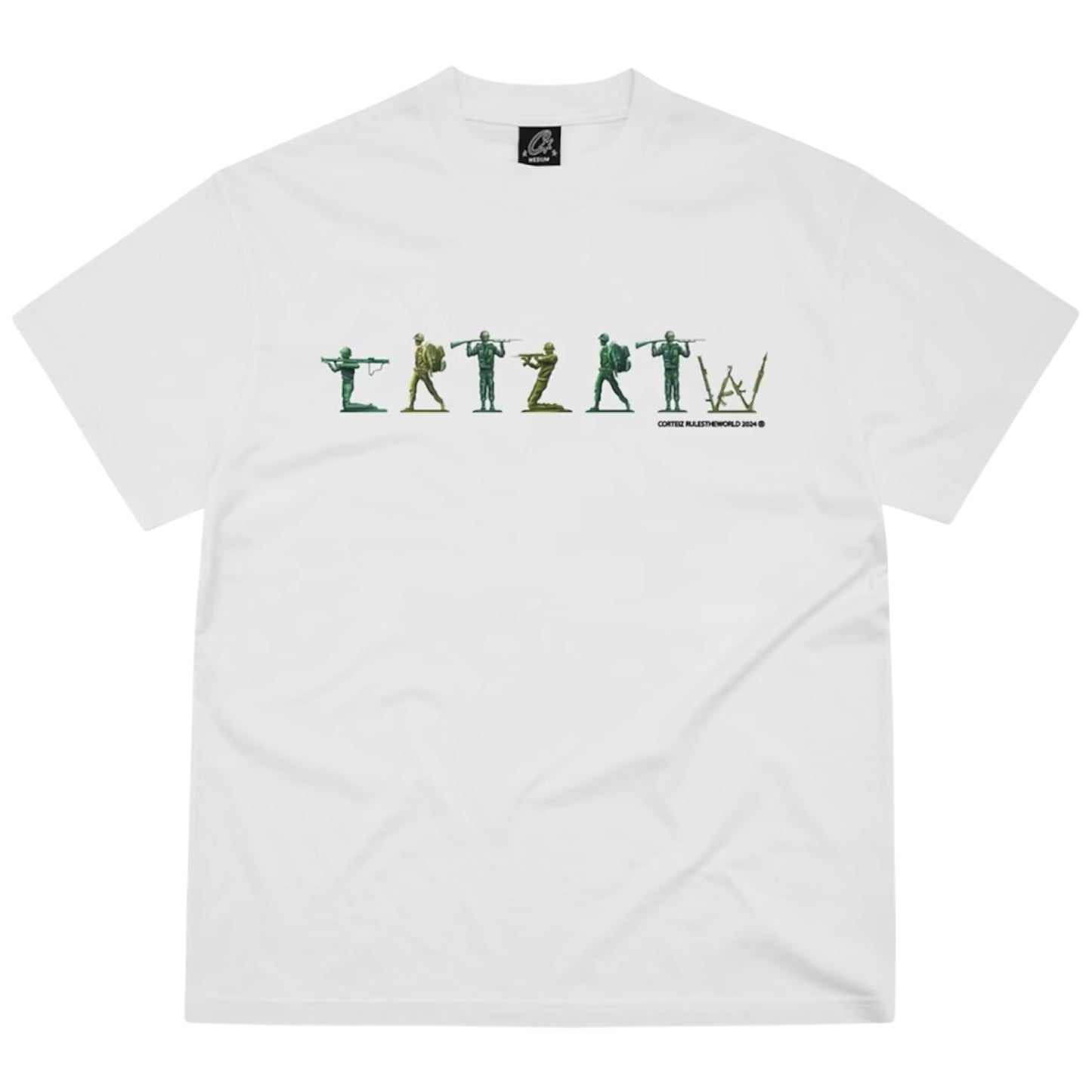Corteiz Army Alphabet T-Shirt White