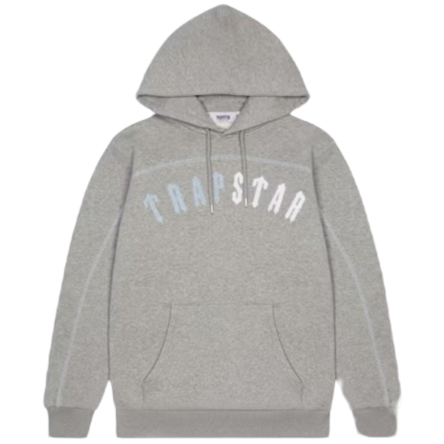 Trapstar Irongate Arch Chenille Hoodie Grey/Ice Edition