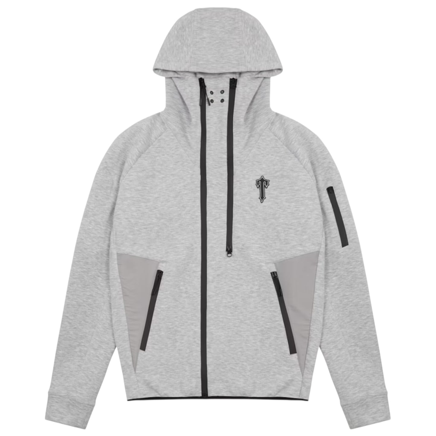 Trapstar Irongate Ninja T Fleece Hoodie Grey/Black