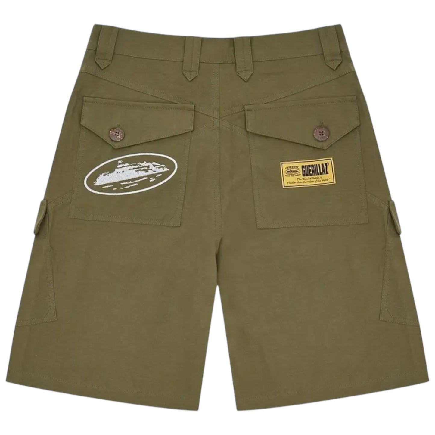 Corteiz Storm Cargo Shorts Khaki