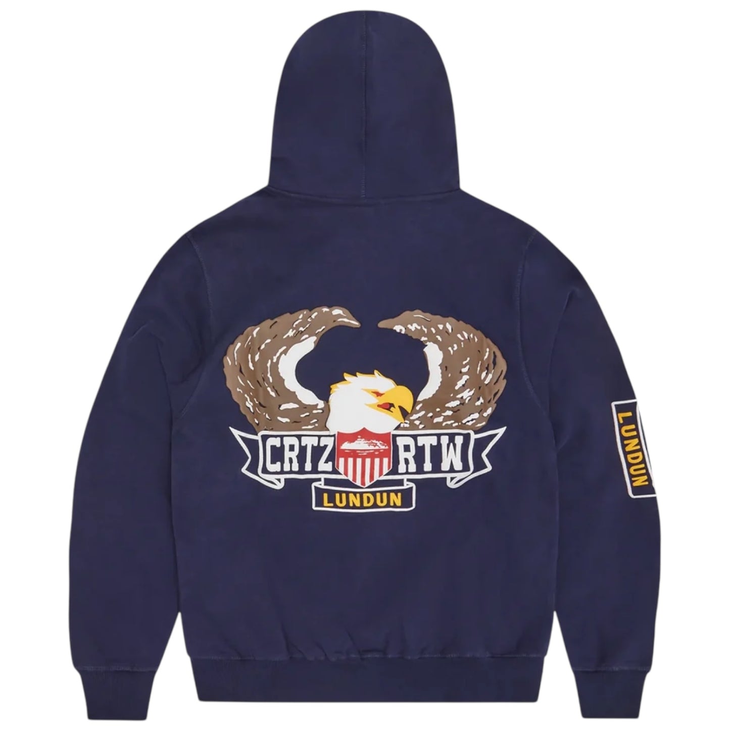 Corteiz Dipset Zip-Up Hoodie Navy
