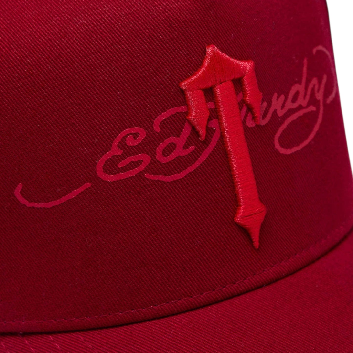 Trapstar X Ed Hardy Irongate T Cap Red