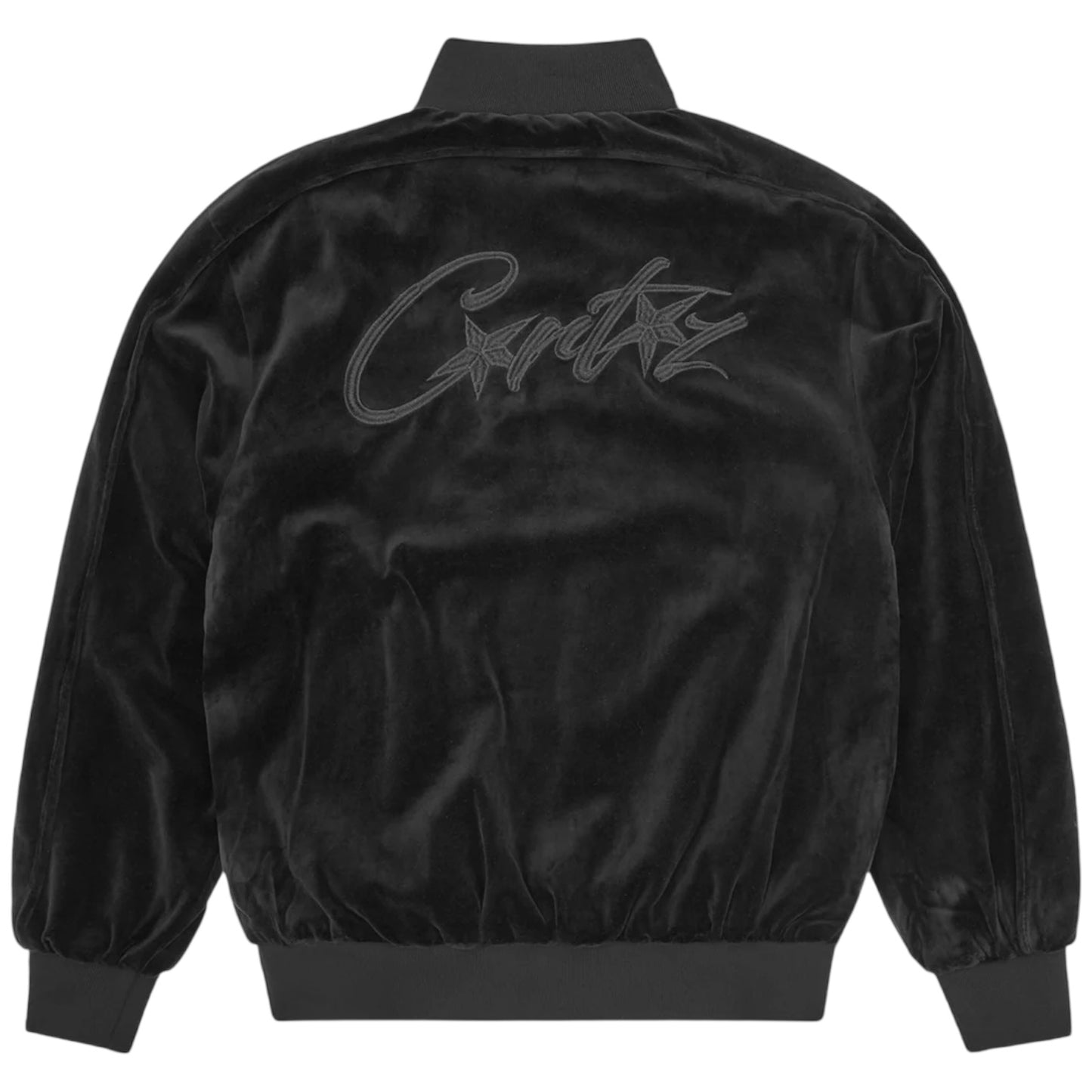 Corteiz VVS Velour Tracksuit Triple Black