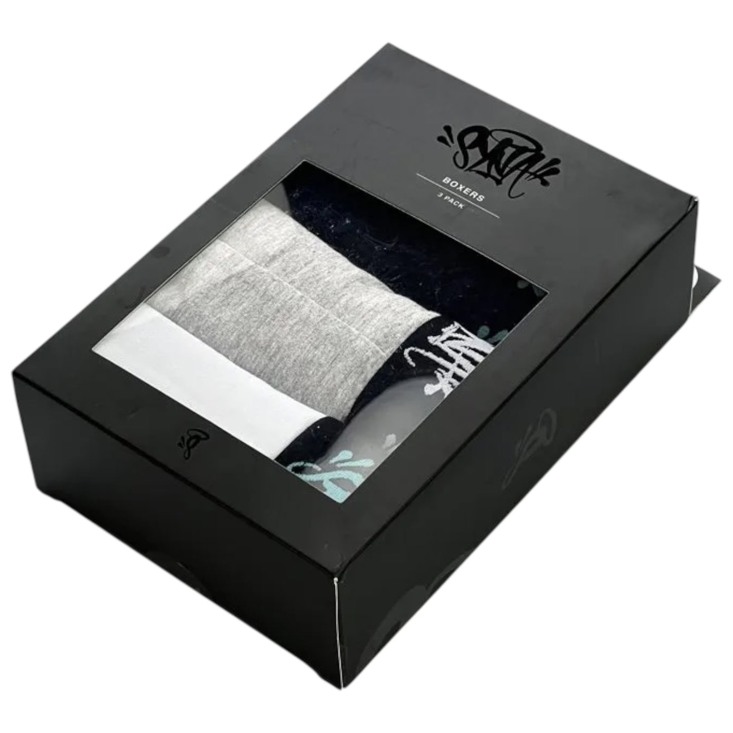 Syna World Boxers 3 Pack Black/Grey/White