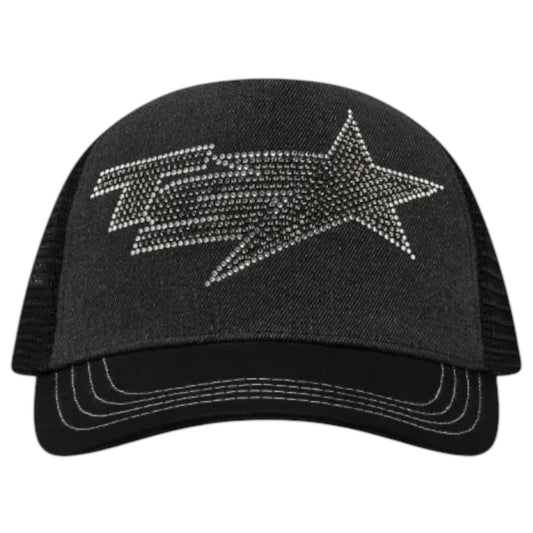 Trapstar TS Star Diamante Cap Black