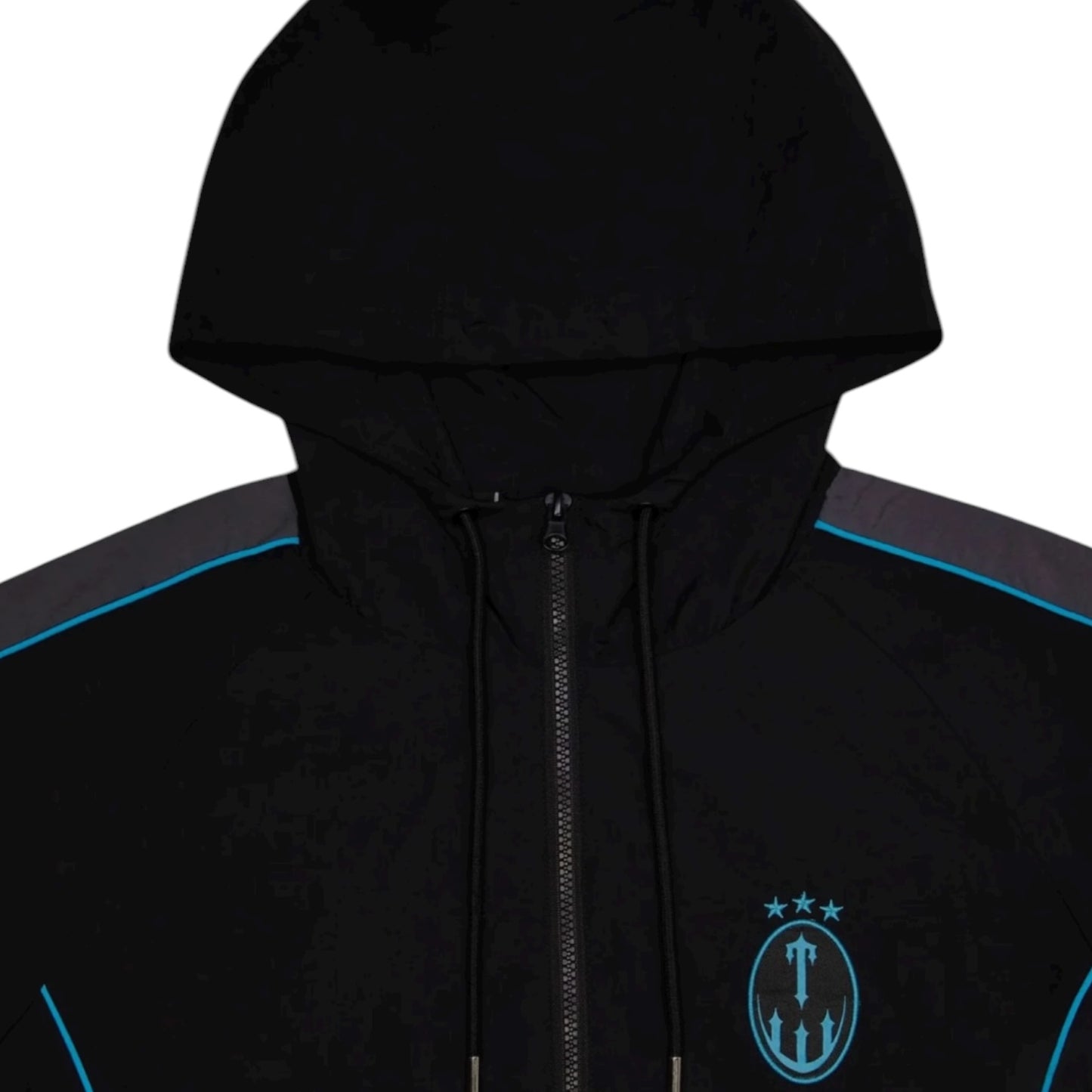 Trapstar Irongate Crest Shell Tracksuit Black/Blue