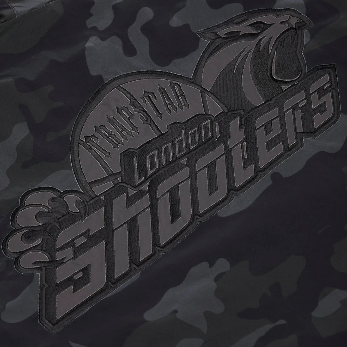 Trapstar Reflective Shooters Windbreaker Camo Black