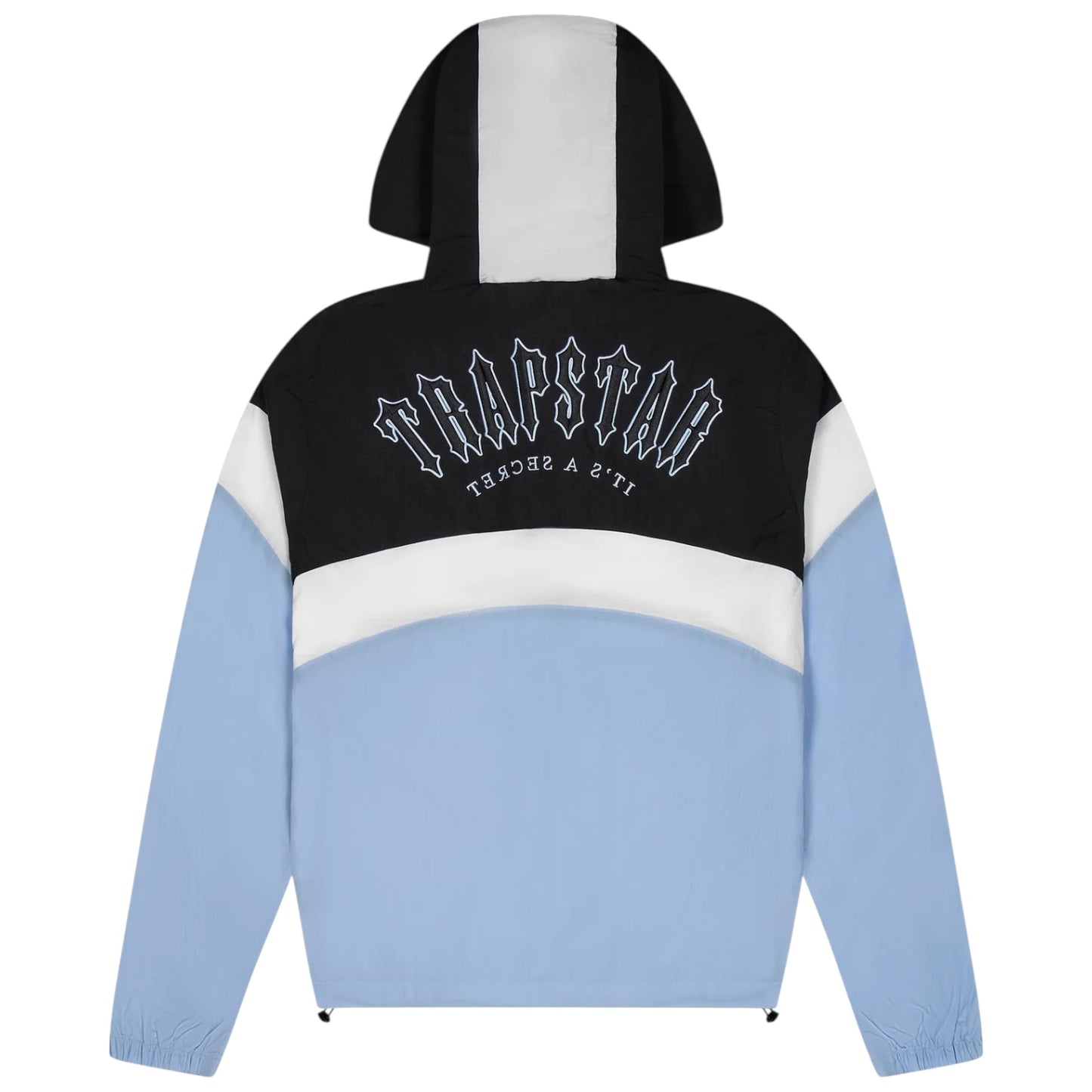Trapstar Irongate Metal Badge Windbreaker Black/Blue