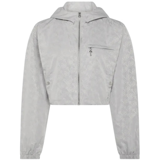 Trapstar Womens Monogram Windbreaker Silver
