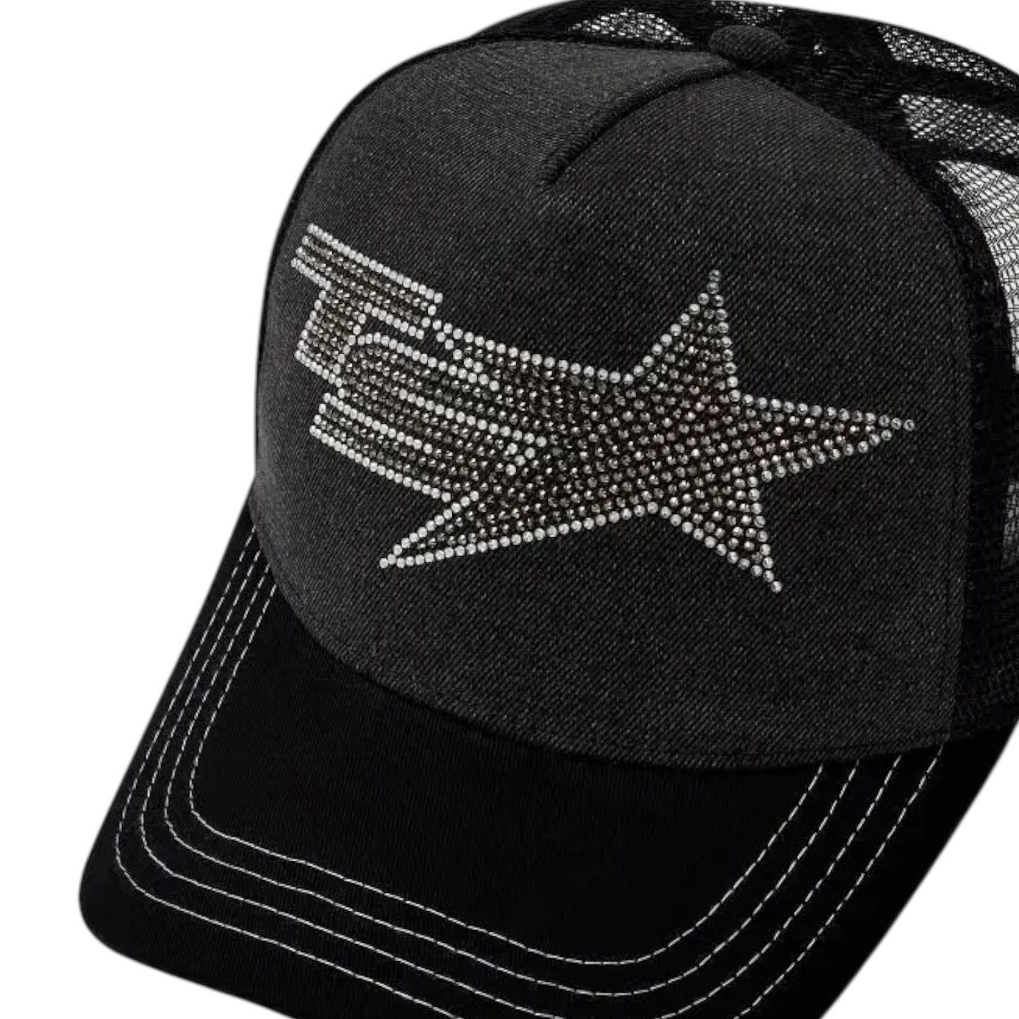 Trapstar TS Star Diamante Cap Black