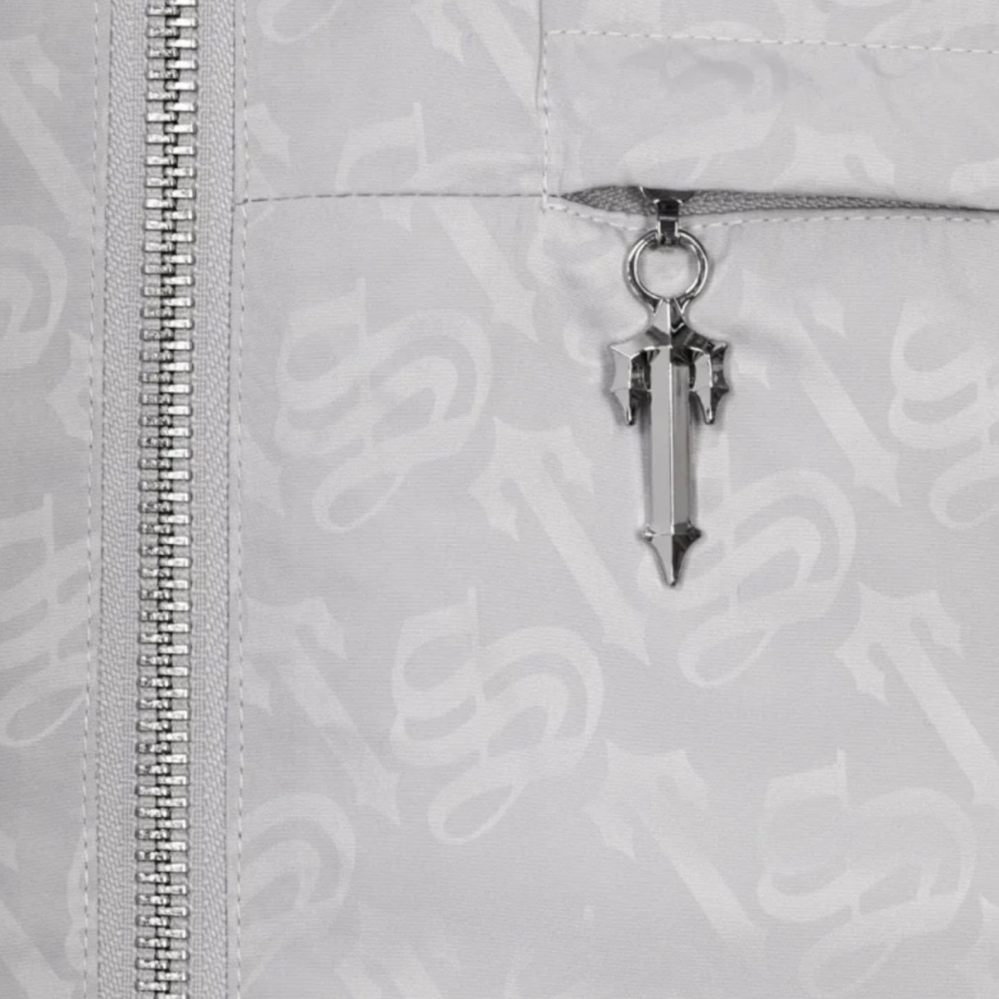 Trapstar Womens Monogram Windbreaker Silver