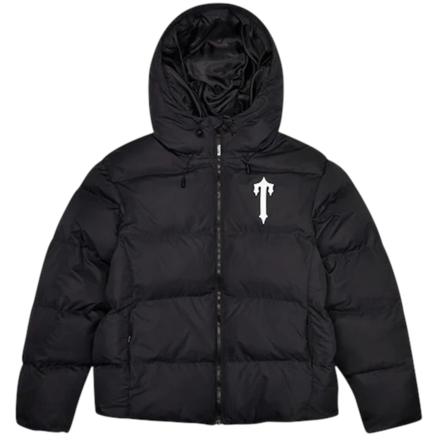 Trapstar Irongate Arch Hooded Puffer Jacket Black/White