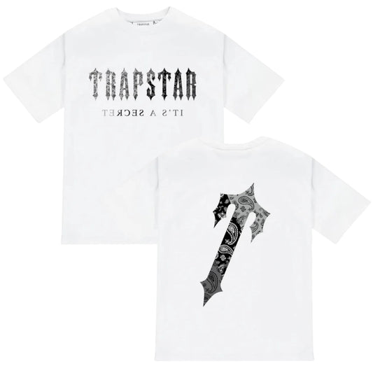 Trapstar Irongate Paisley Monochrome T-Shirt