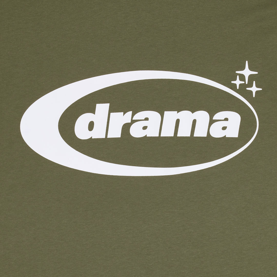 Drama Call Oval T-Shirt Olive Green