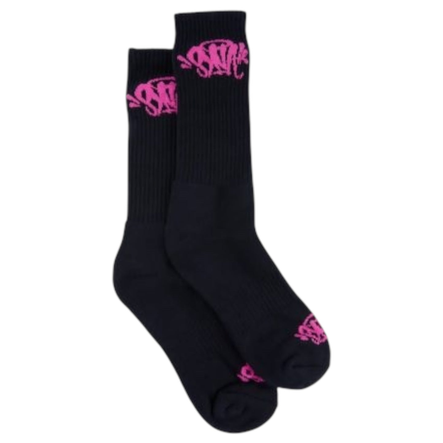 Syna World Socks Twin Pack Black/Pink
