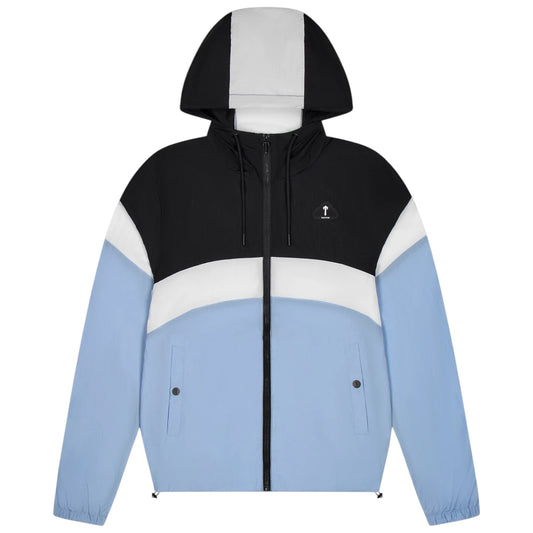 Trapstar Irongate Metal Badge Windbreaker Black/Blue