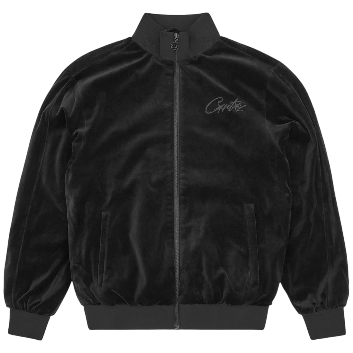 Corteiz VVS Velour Tracksuit Triple Black