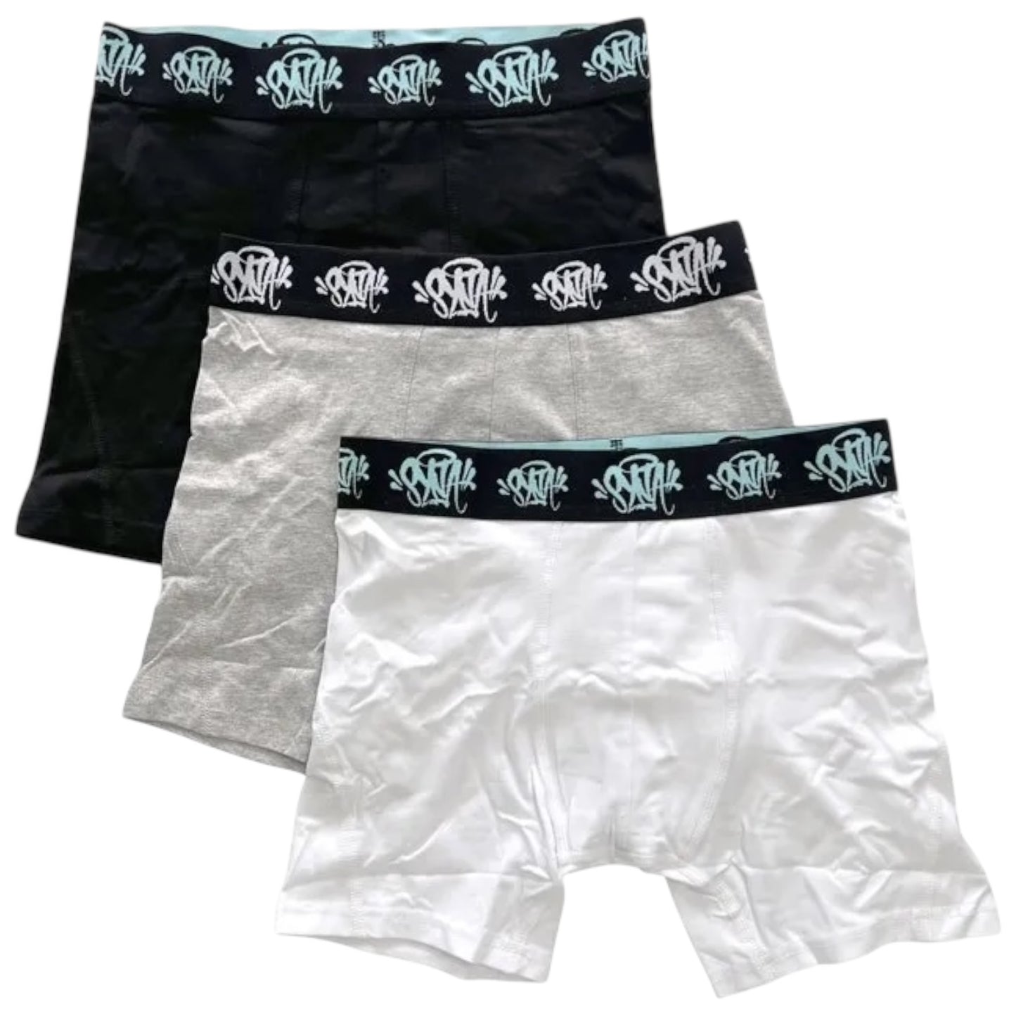 Syna World Boxers 3 Pack Black/Grey/White