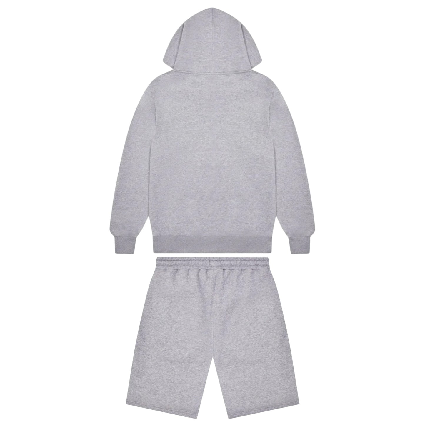 Trapstar Irongate Chenille Decoded Hoodie Shorts Set Grey/Pink