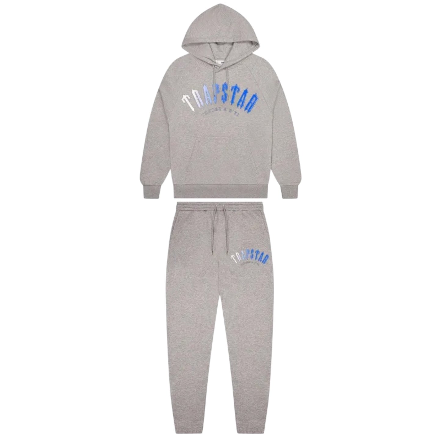 Trapstar Irongate Arch Fade Tracksuit Grey/Blue