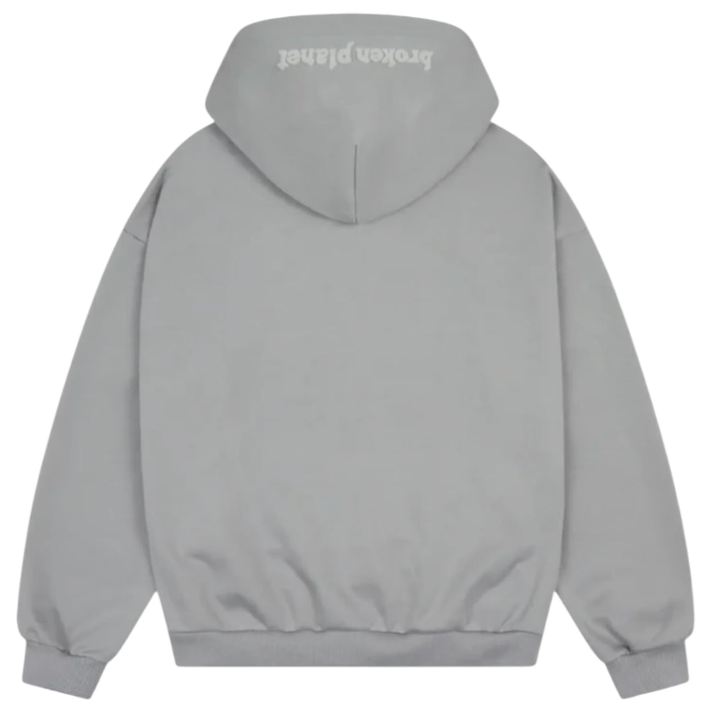 Broken Planet Zip Up Hoodie Gunmetal Grey