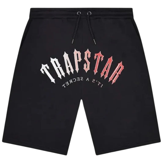 Trapstar Irongate Gel Decoded Shorts Black/Red