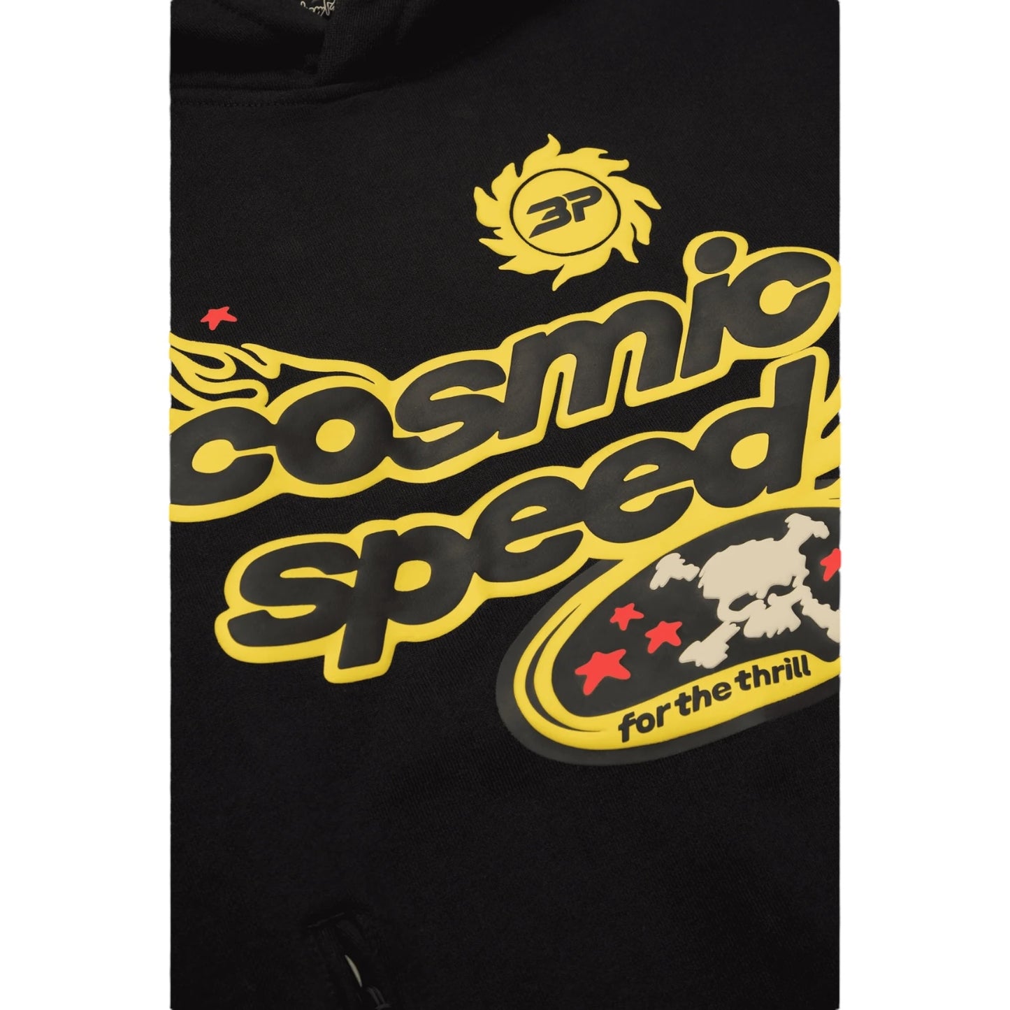 Broken Planet Cosmic Speed Hoodie Black/Yellow