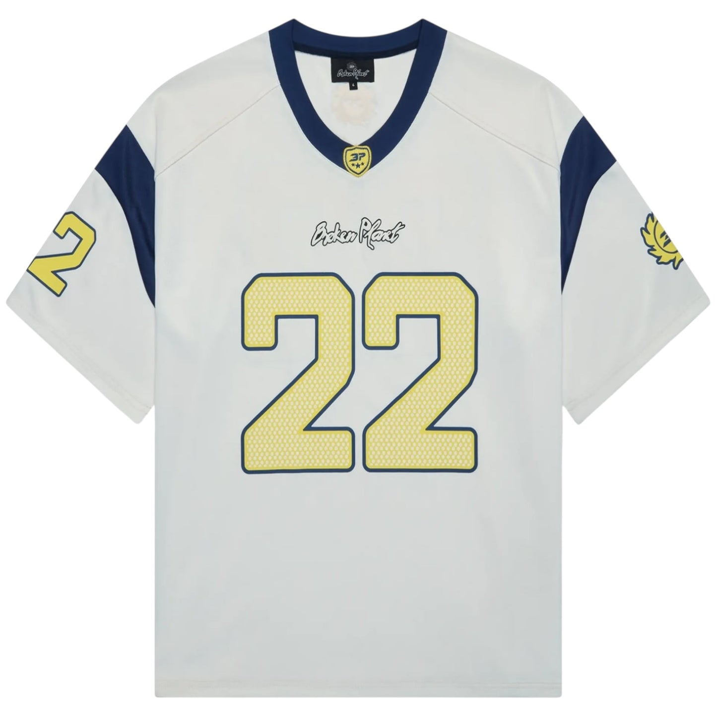 Broken Planet Football Jersey White/Navy