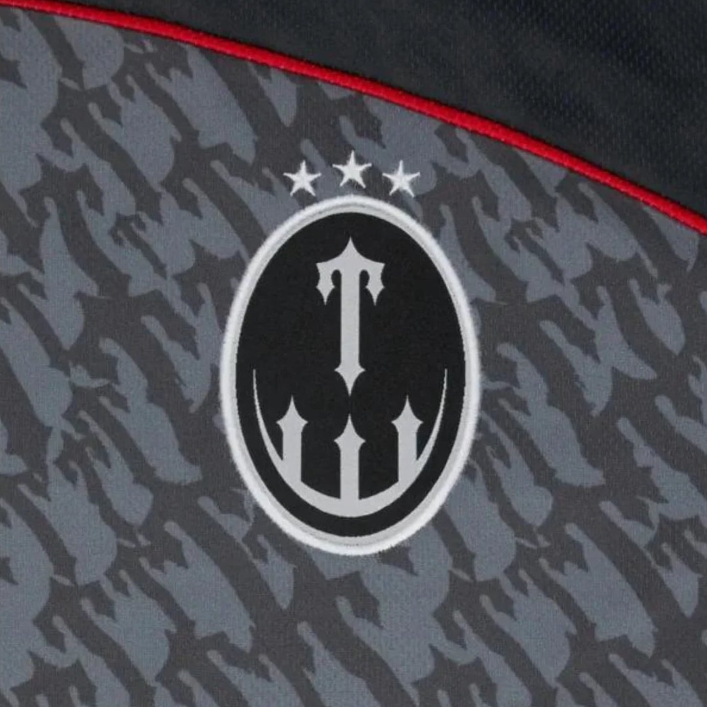 Trapstar Irongate Monogram Football Jersey Grey/Black