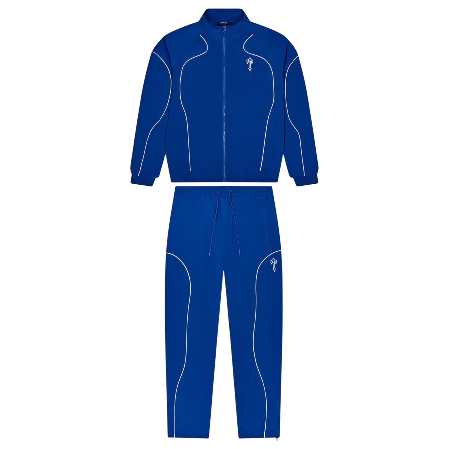 Trapstar Shell Tracksuit Blue/White