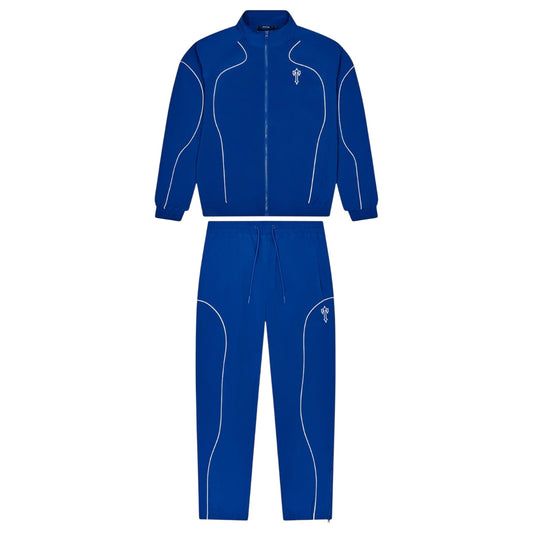 Trapstar Shell Tracksuit Blue/White