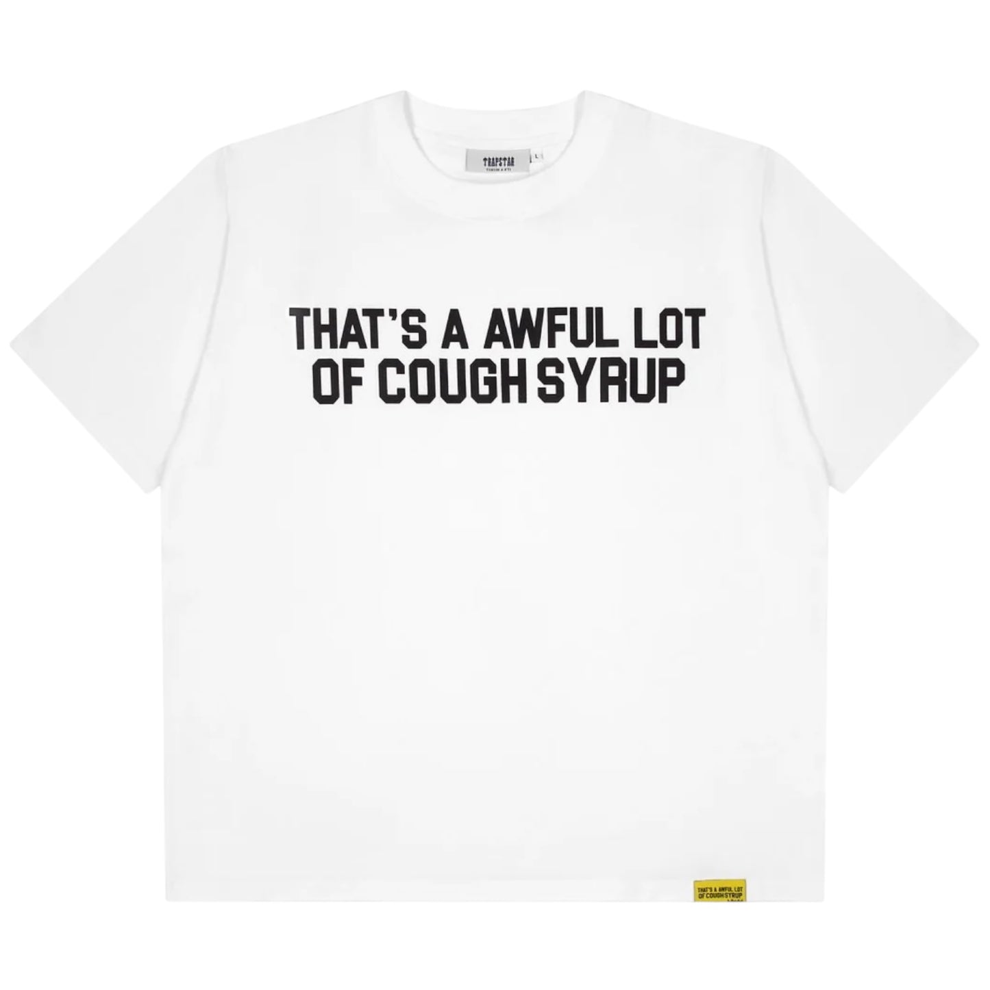 Trapstar X Cough Syrup Irongate T-Shirt White