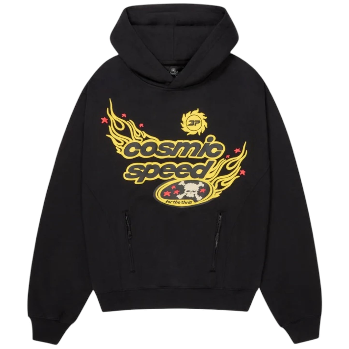 Broken Planet Cosmic Speed Hoodie Black/Yellow