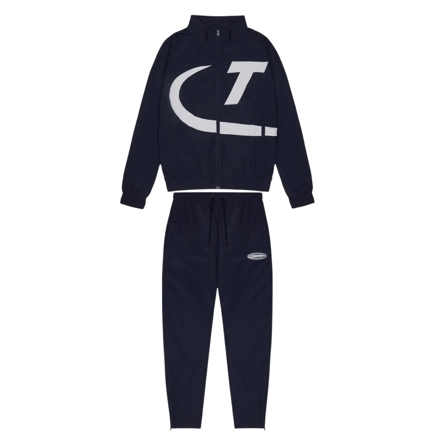 Trapstar Hyperdrive Shell Tracksuit Navy/White