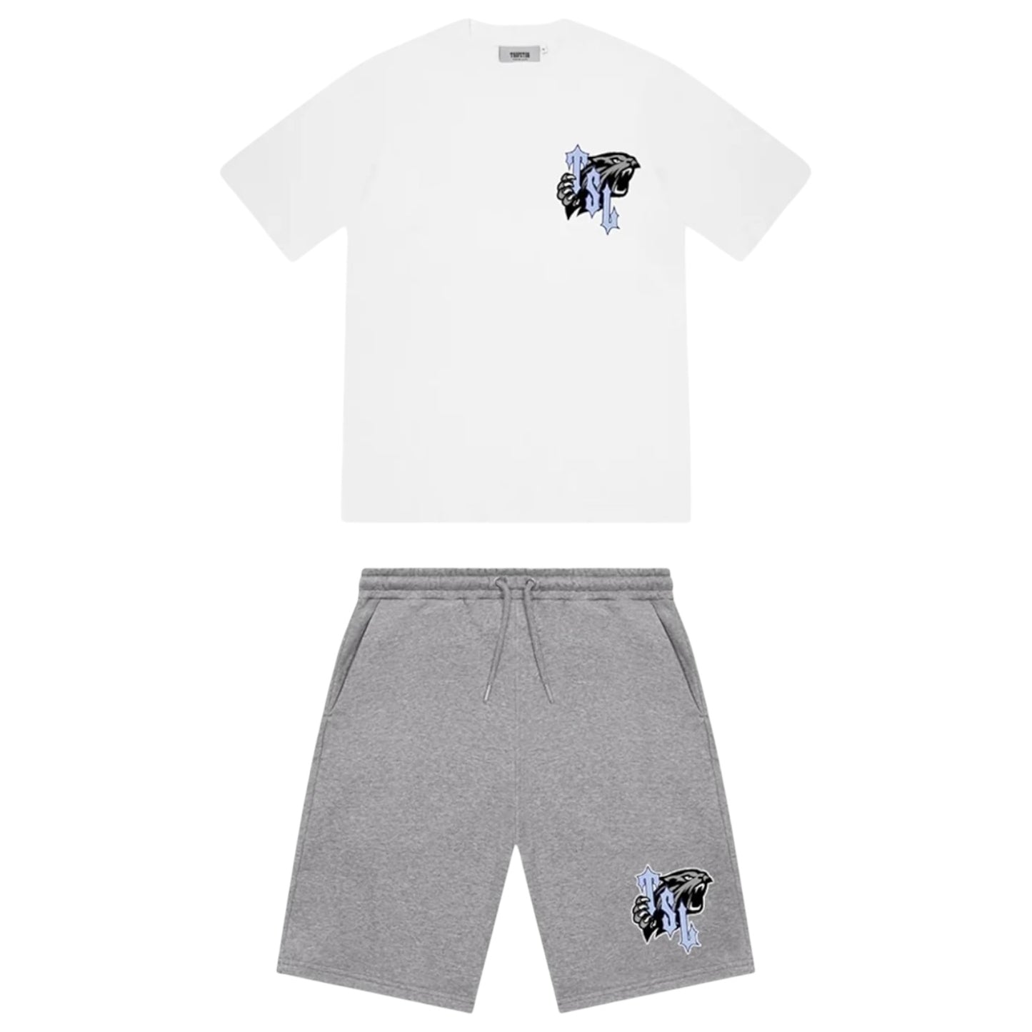 Trapstar TSL Shooters Shorts Set White/Blue