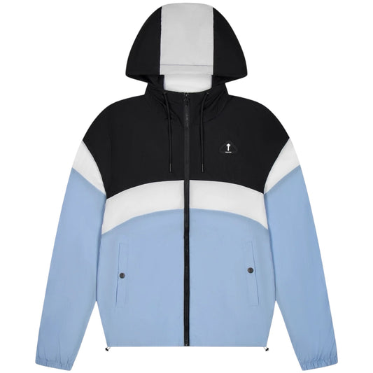 Trapstar Irongate Metal Badge Windbreaker Black/Blue