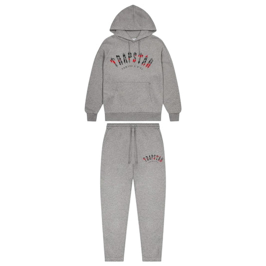 Trapstar Irongate Arch Tracksuit Grey/Infrared