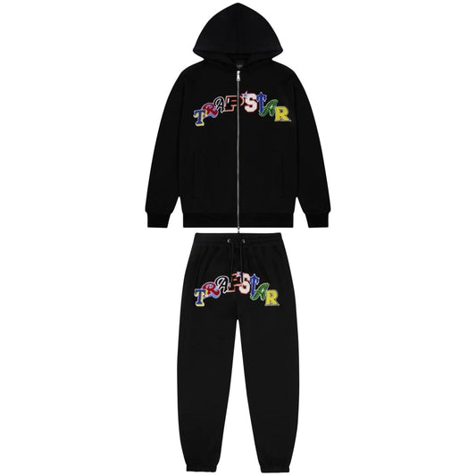 Trapstar Wildcard Chenille Tracksuit Black