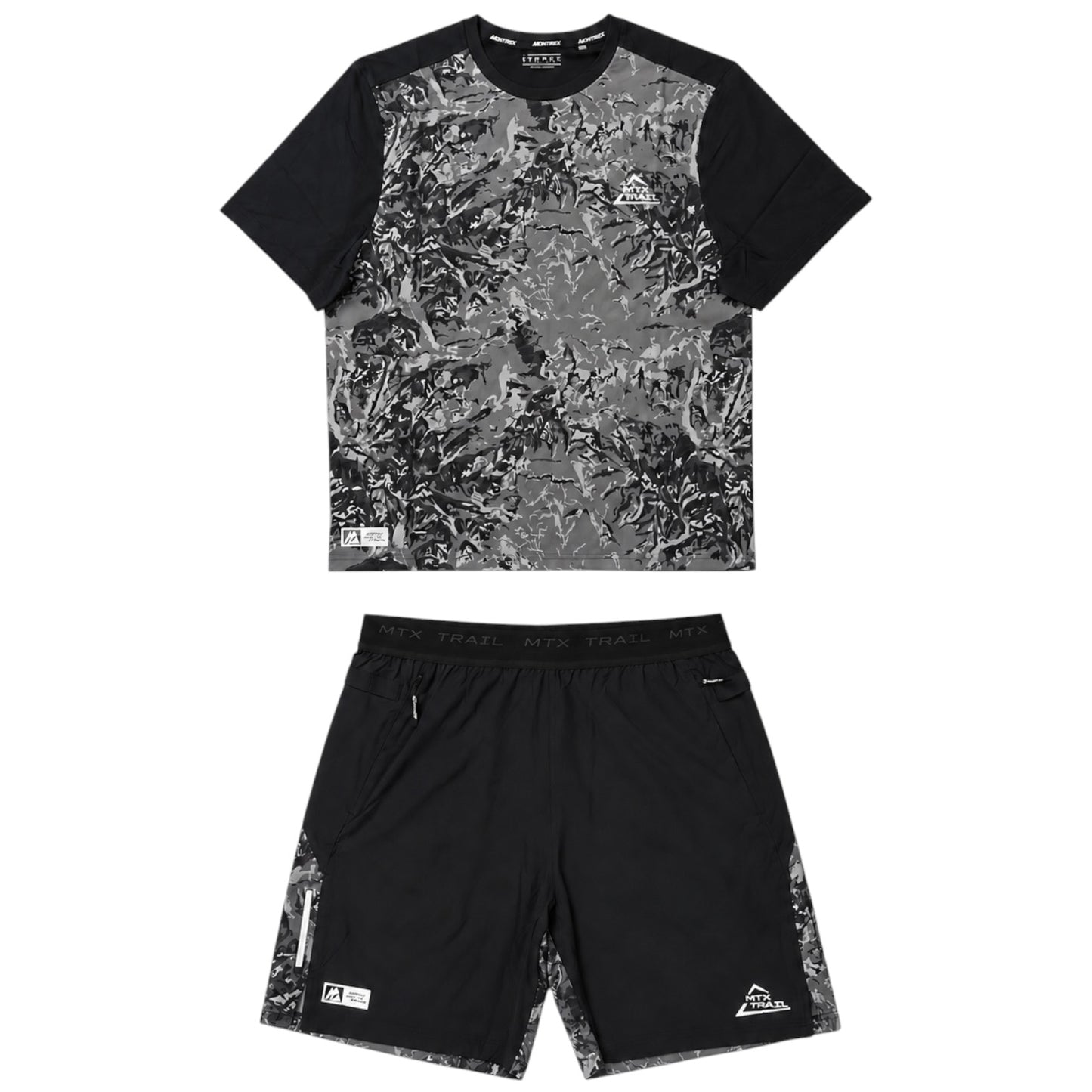 Montirex Triax Trail T-Shirt/Shorts Set Black
