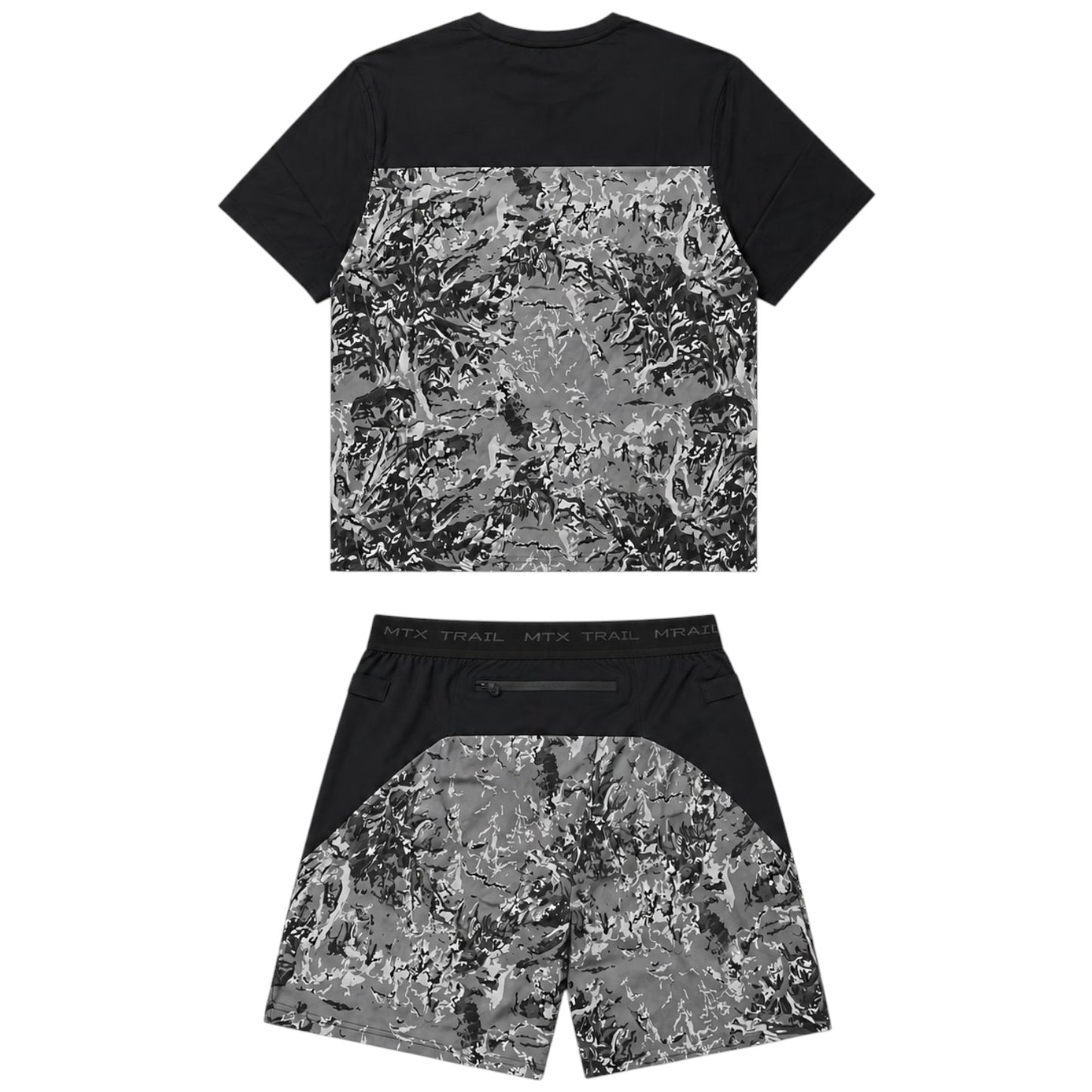 Montirex Triax Trail T-Shirt/Shorts Set Black