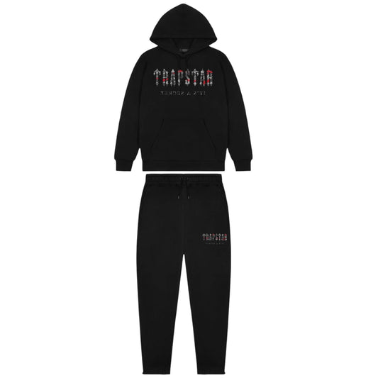 Trapstar Decoded Camo Tracksuit Black/Infrared Edition